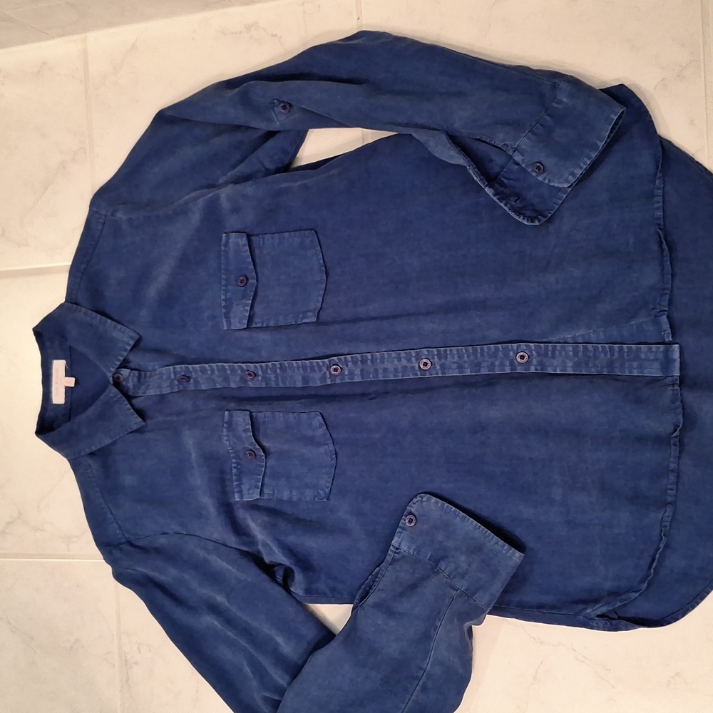Isaac Mizrahi Long Sleeve Utility Shirt